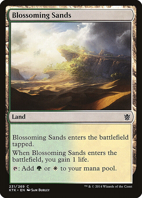 Blossoming Sands card from the Khans of Tarkir set
