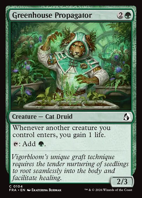 CAD Greenhouse Propagator card from the Reality Fracture set