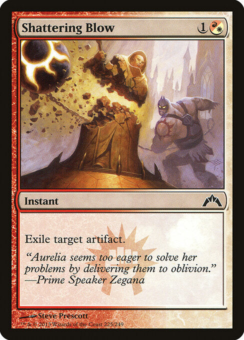 Shattering Blow card from the Gatecrash set