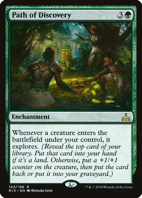 Path of Discovery card from the Rivals of Ixalan set