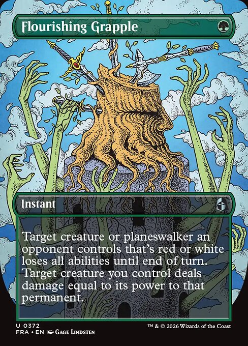 CAD Flourishing Grapple card from the Reality Fracture set