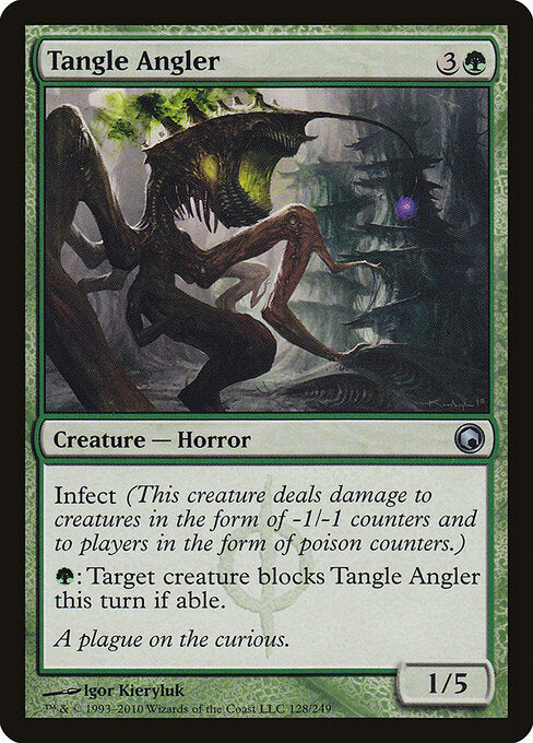 CAD Tangle Angler card from the Scars of Mirrodin set