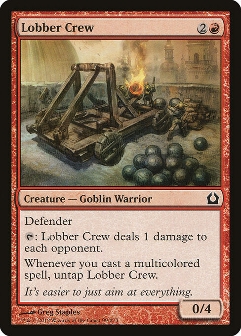 Lobber Crew card from the Return to Ravnica set