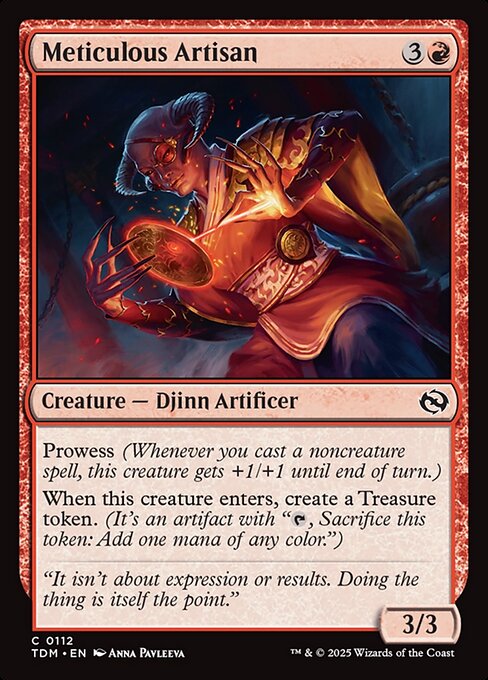 CAD Meticulous Artisan card from the Tarkir: Dragonstorm set