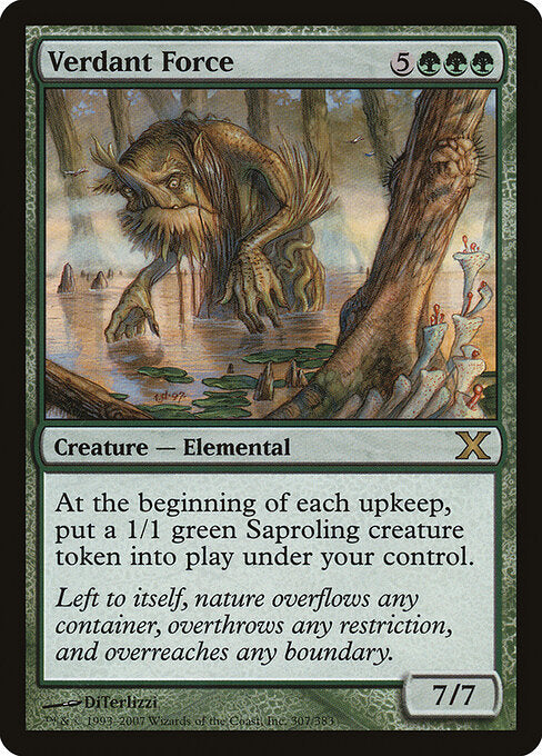 Verdant Force card from the Tenth Edition set
