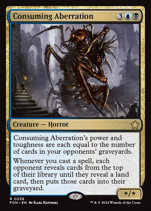 Consuming Aberration card from the Foundations set