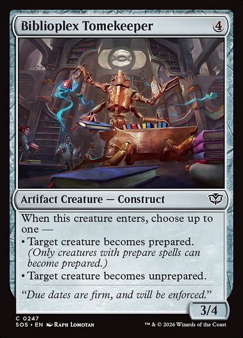 Biblioplex Tomekeeper (FOIL)