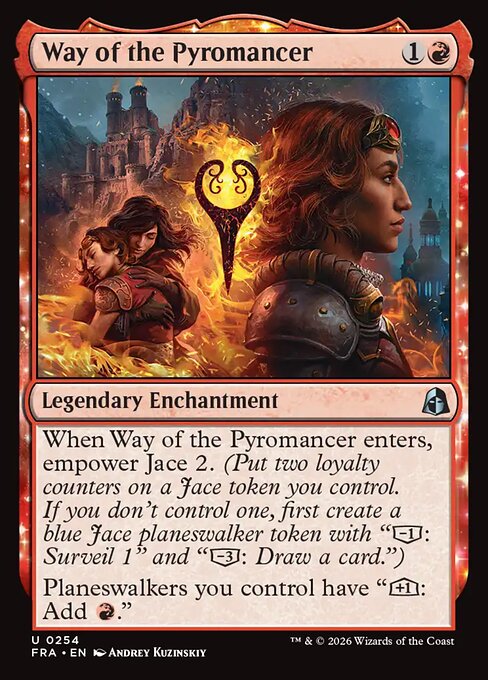 CAD Way of the Pyromancer card from the Reality Fracture set