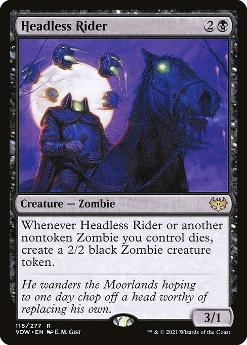 CAD Headless Rider card from the Innistrad: Crimson Vow set