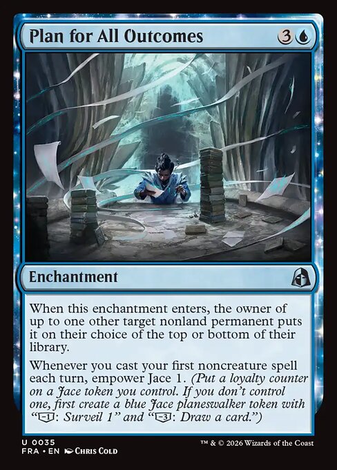 CAD Plan for All Outcomes card from the Reality Fracture set