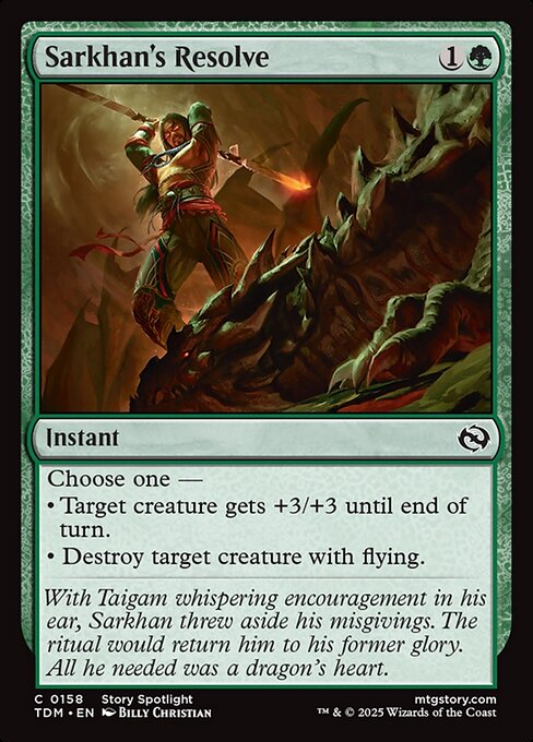 Sarkhan's Resolve