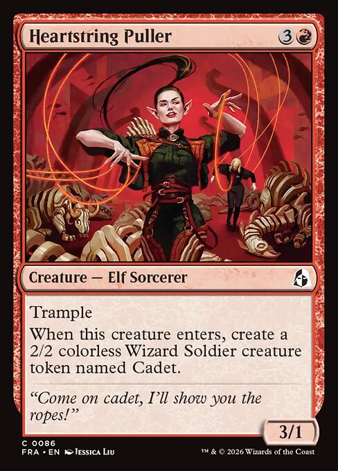 CAD Heartstring Puller card from the Reality Fracture set