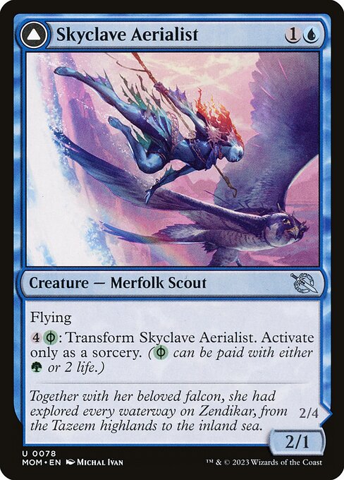 Skyclave Aerialist // Skyclave Invader card from the March of the Machine set