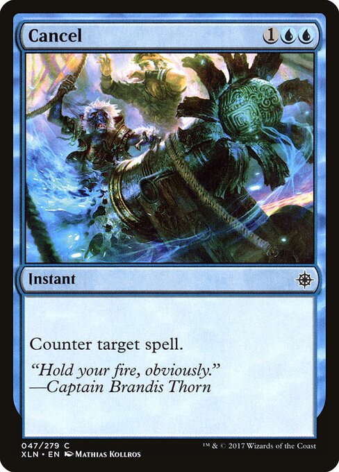 Cancel card from the Ixalan set