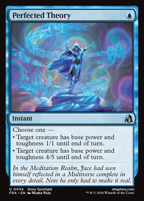 CAD Perfected Theory card from the Reality Fracture set