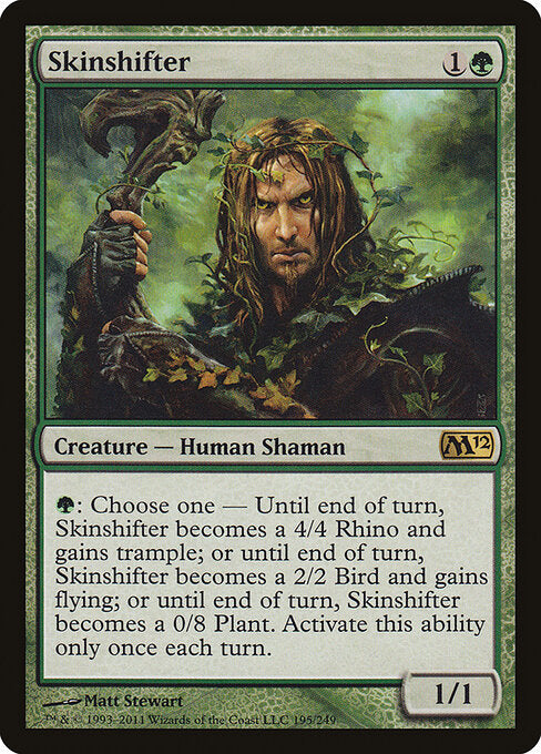 CAD Skinshifter card from the Magic 2012 set