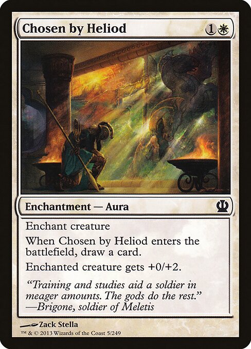 Chosen by Heliod card from the Theros set