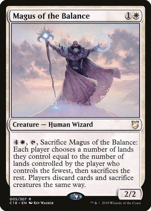 Magus of the Balance card from the Commander 2018 set