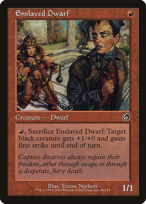 Enslaved Dwarf card from the Torment set