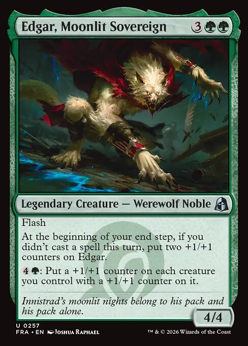 CAD Edgar, Moonlit Sovereign card from the Reality Fracture set
