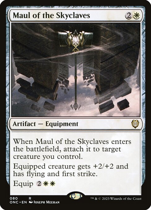 CAD Maul of the Skyclaves card from the Phyrexia: All Will Be One Commander set