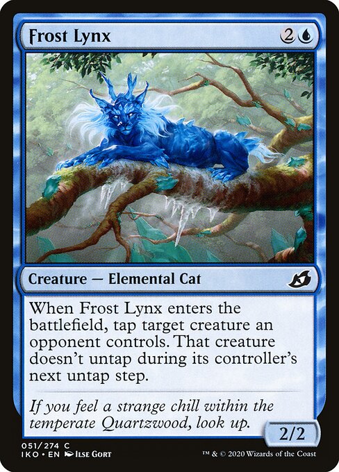 CAD Frost Lynx card from the Ikoria: Lair of Behemoths set