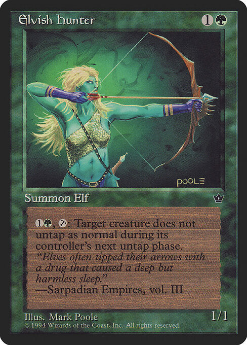 CAD Elvish Hunter card from the Fallen Empires set