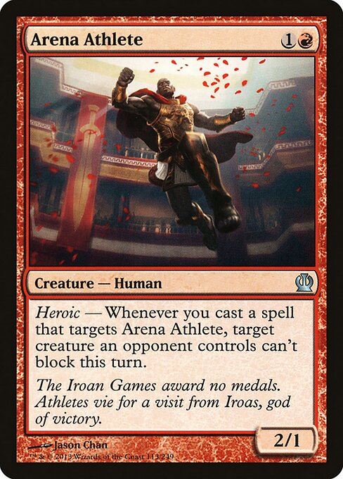 Arena Athlete card from the Theros set