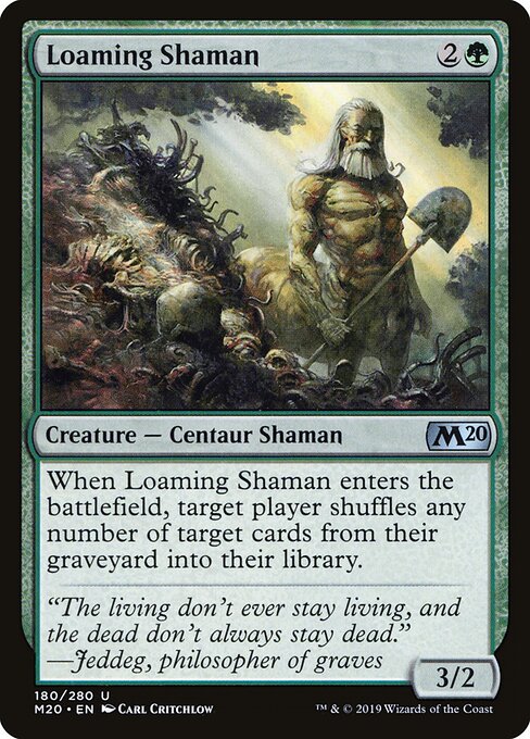 CAD Loaming Shaman card from the Core Set 2020 set