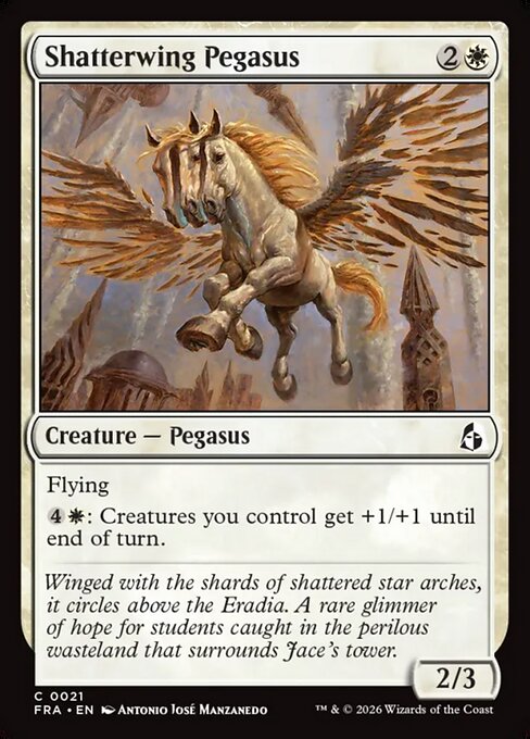 CAD Shatterwing Pegasus card from the Reality Fracture set