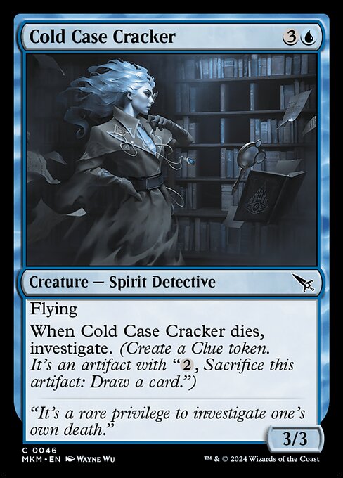 CAD Cold Case Cracker card from the Murders at Karlov Manor set