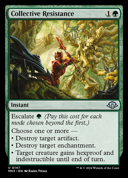 Foil Collective Resistance card from the Modern Horizons 3 set