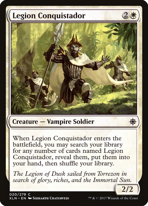 CAD Legion Conquistador card from the Ixalan set