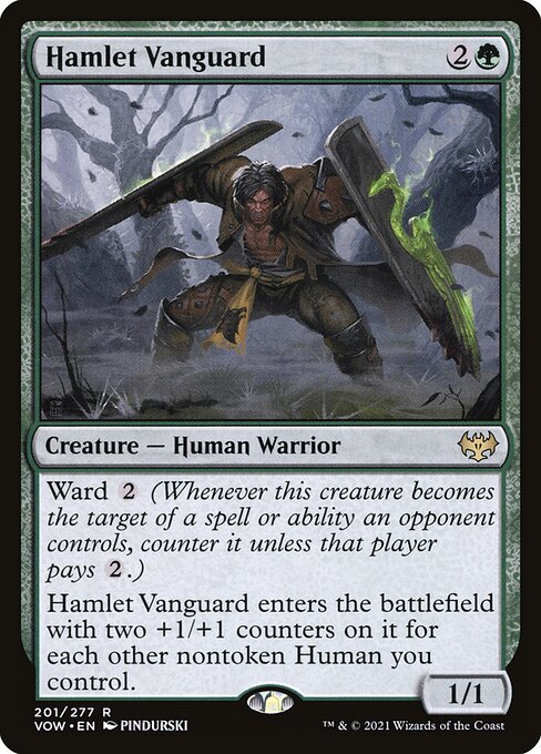 CAD Hamlet Vanguard card from the Innistrad: Crimson Vow set