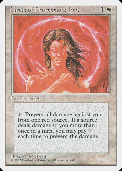 CAD Circle of Protection: Red card from the Fourth Edition set