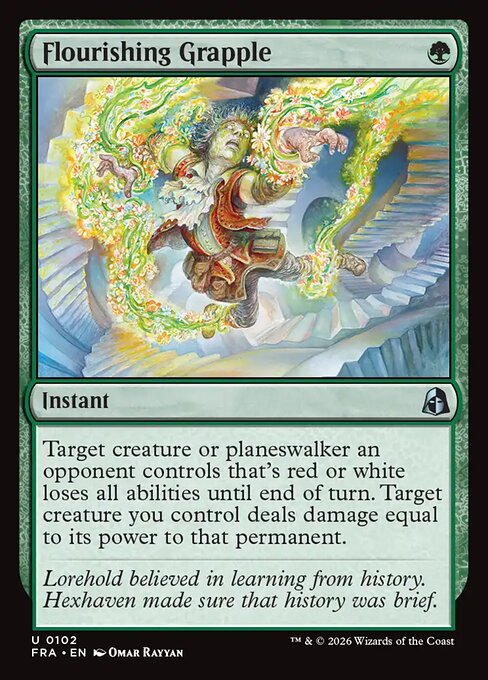 CAD Flourishing Grapple card from the Reality Fracture set