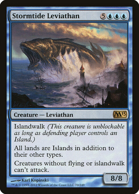 CAD Stormtide Leviathan card from the Magic 2013 set