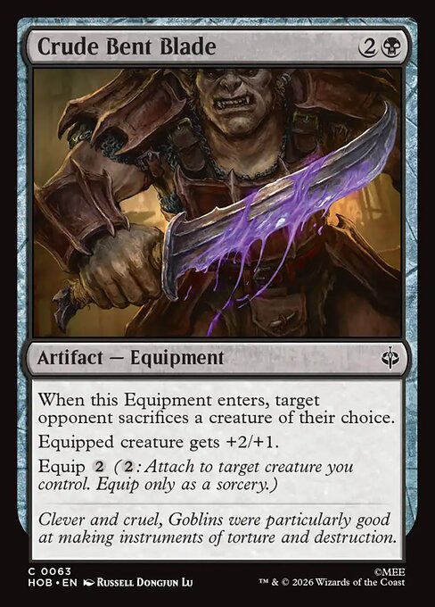 Crude Bent Blade (FOIL)