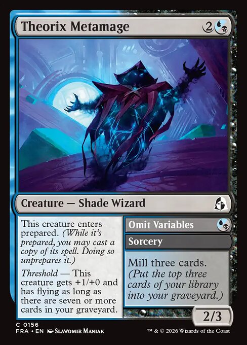 CAD Theorix Metamage // Omit Variables card from the Reality Fracture set