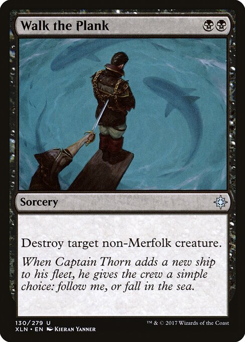 CAD Walk the Plank card from the Ixalan set