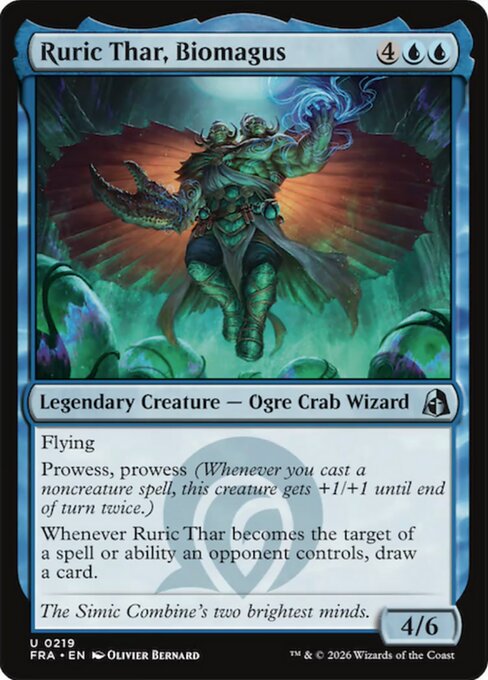 CAD Ruric Thar, Biomagus card from the Reality Fracture set