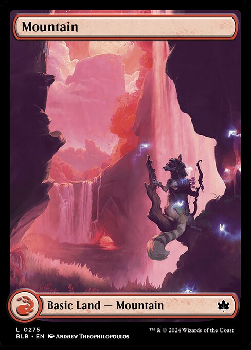 CAD Mountain card from the Bloomburrow set
