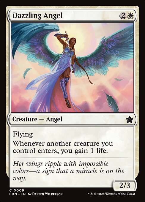 Dazzling Angel card from the Foundations set