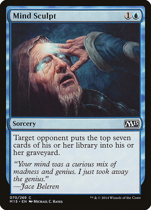 Mind Sculpt card from the Magic 2015 set