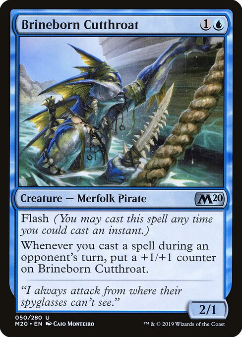 Brineborn Cutthroat card from the Core Set 2020 set