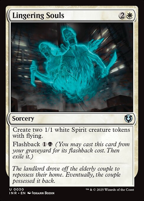  Foil Lingering Souls card from the Innistrad Remastered set