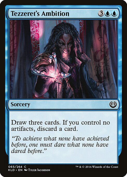 Tezzeret's Ambition card from the Kaladesh set