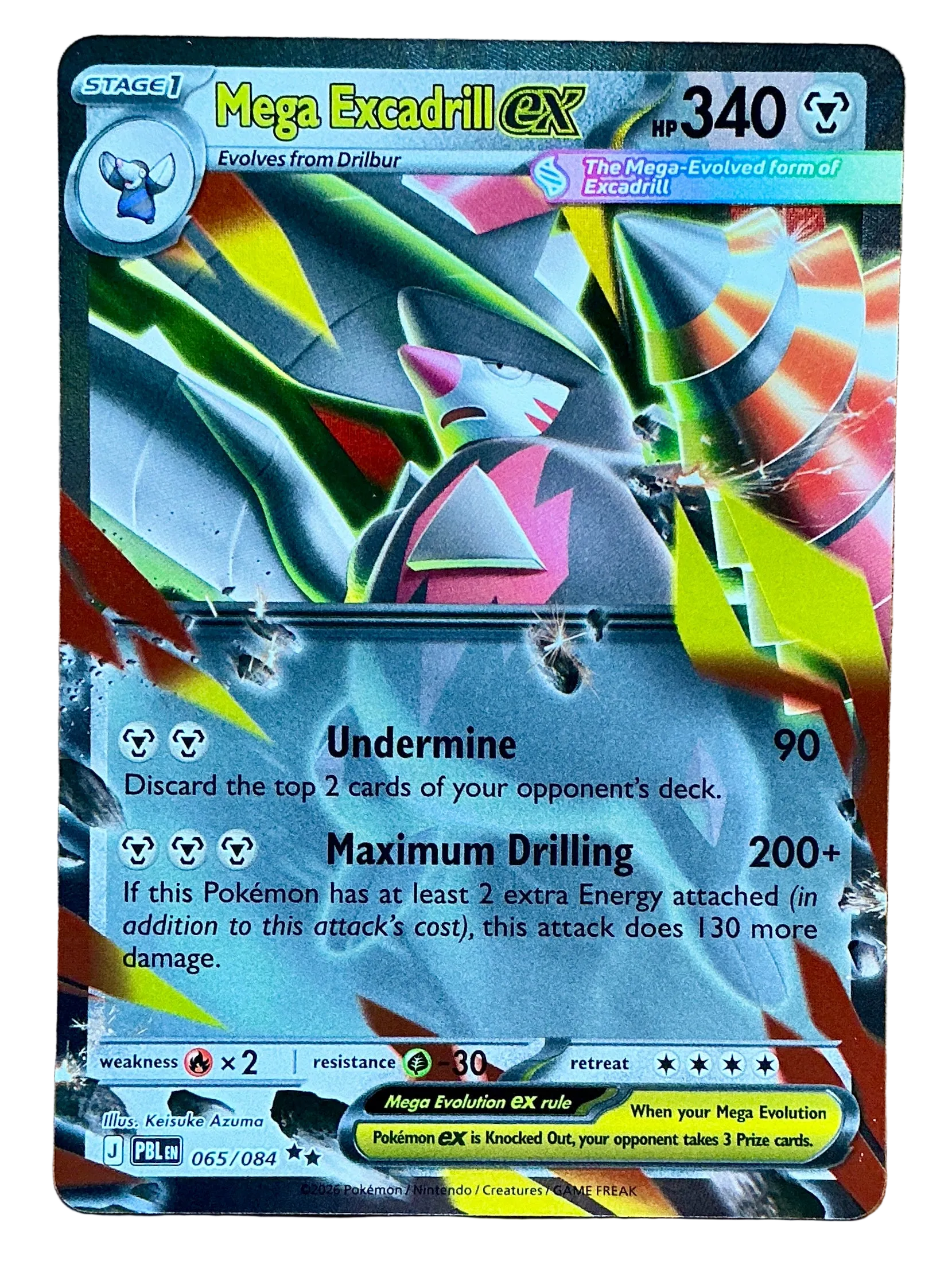 Mega Excadrill ex - Pitch Black - 065/084