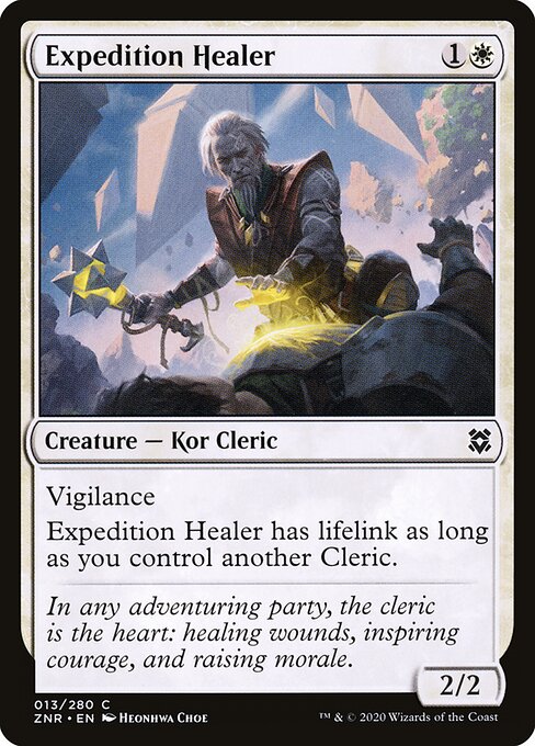 CAD Expedition Healer card from the Zendikar Rising set
