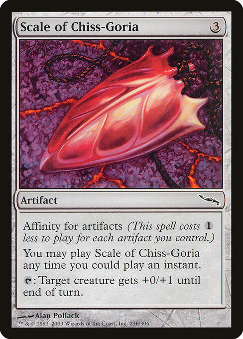 Scale of Chiss-Goria card from the Mirrodin set